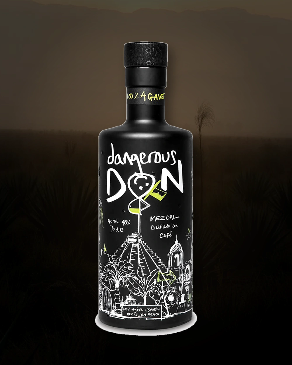 Dangerous Don Cafe Mezcal bottle