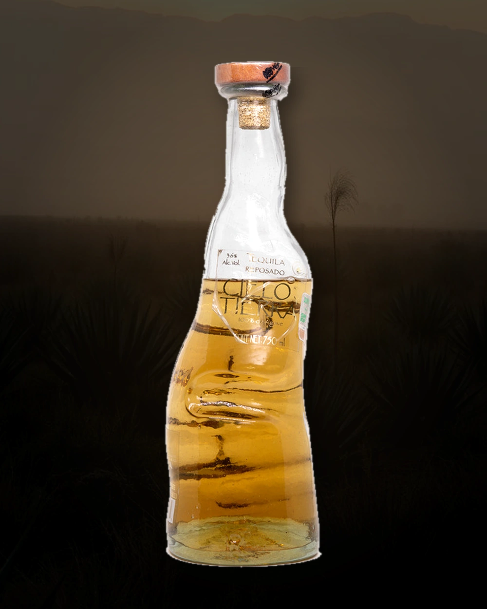 Tequila Cielo y Tierra Reposado bottle