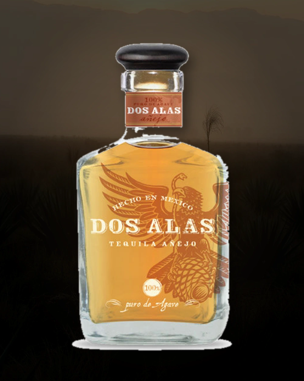 Dos Alas Añejo bottle