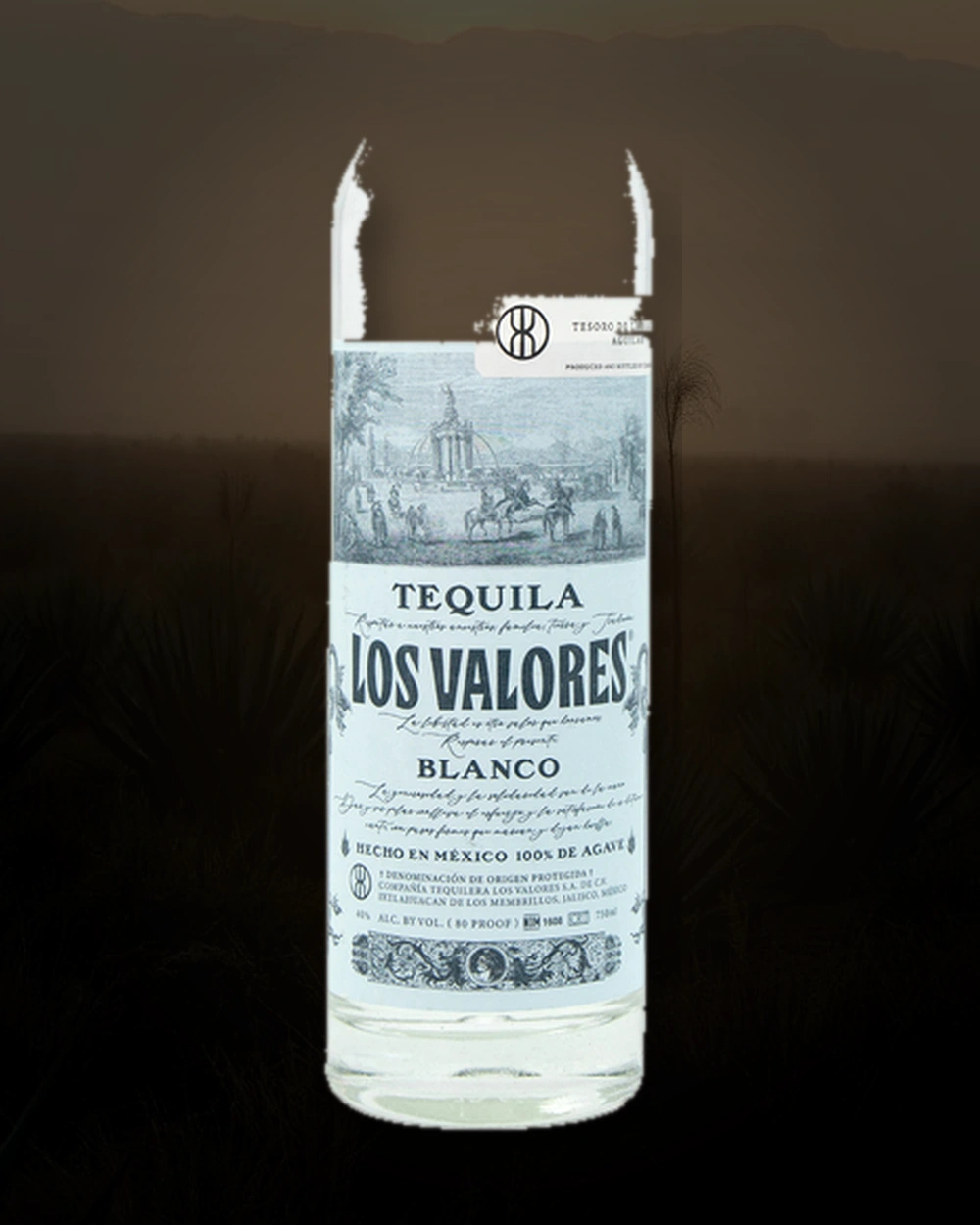 Los Valores Blanco bottle
