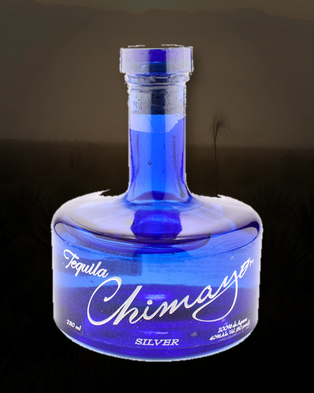 Tequila Chimayo Silver bottle
