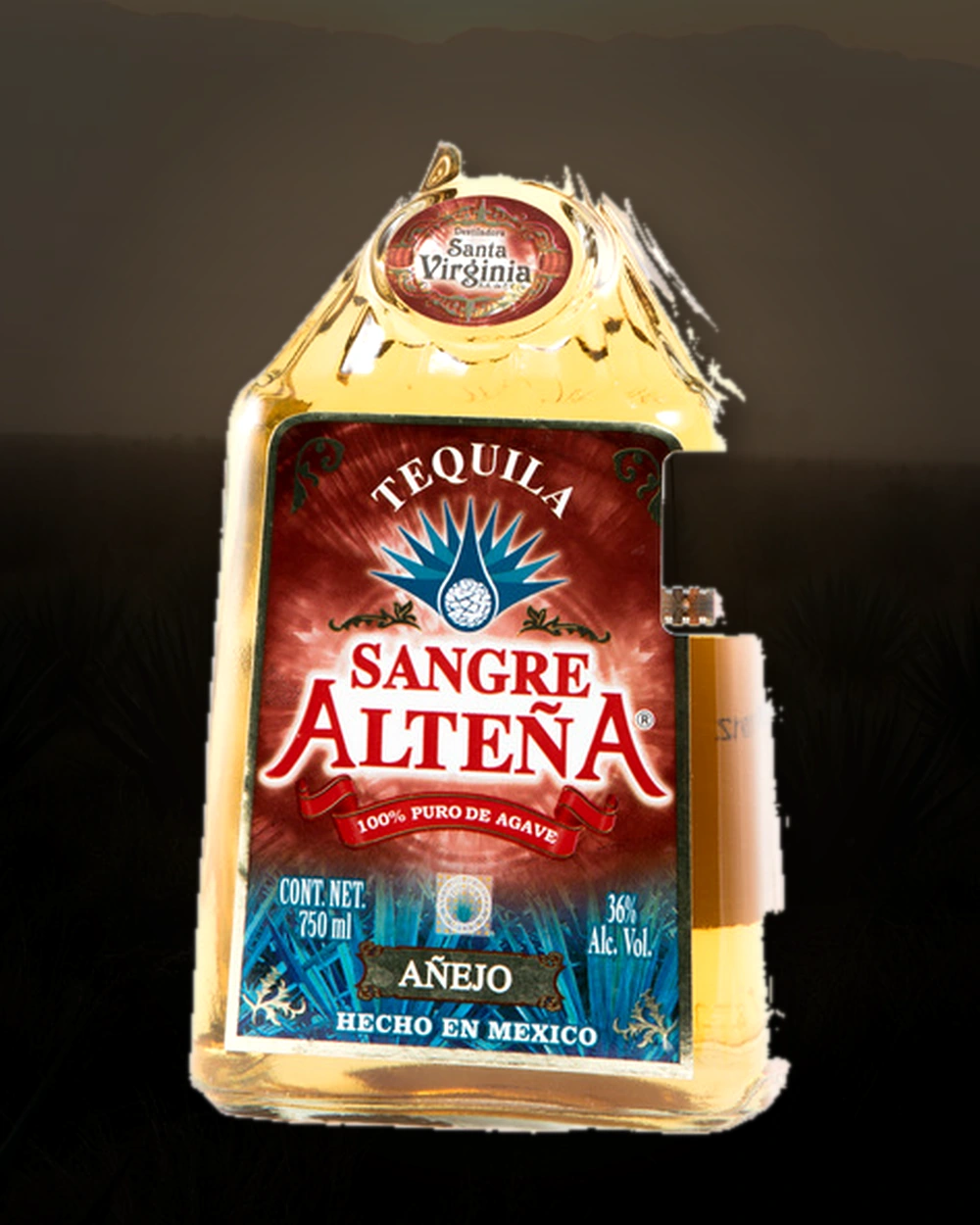 Sangre Alteña Añejo bottle