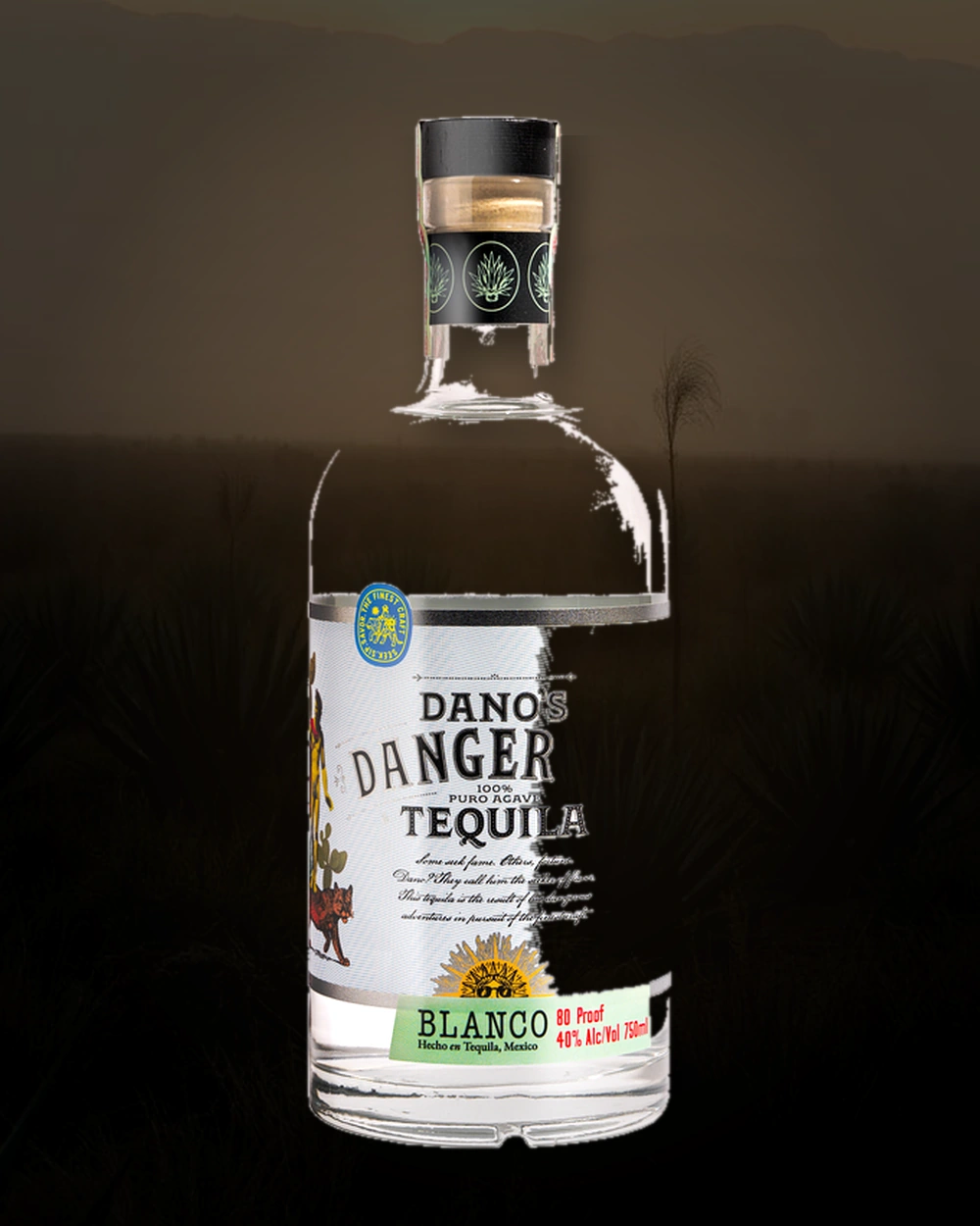 Dano's Dangerous Tequila Blanco bottle