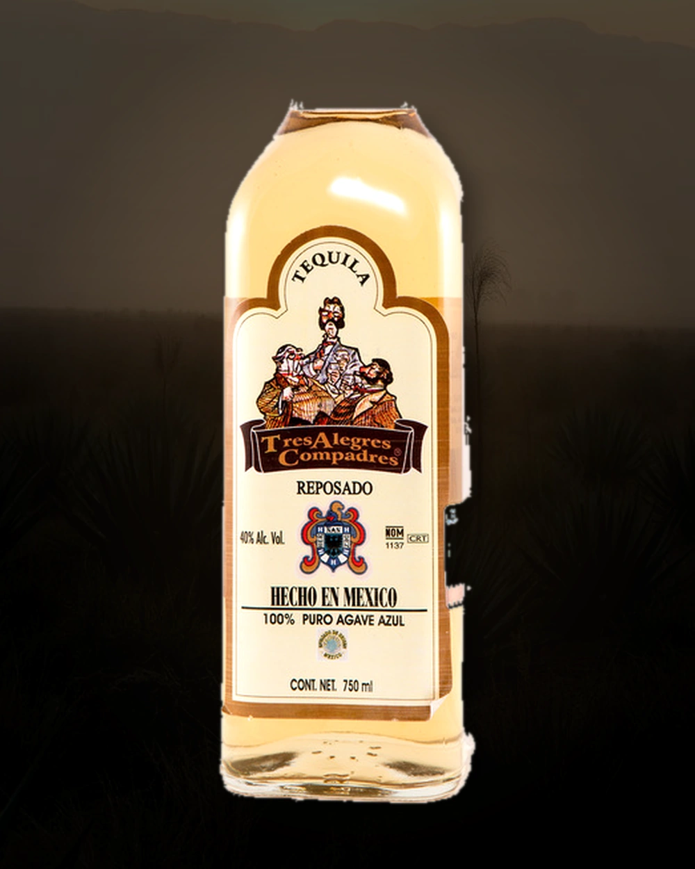 Tres Alegres Compadres Reposado bottle