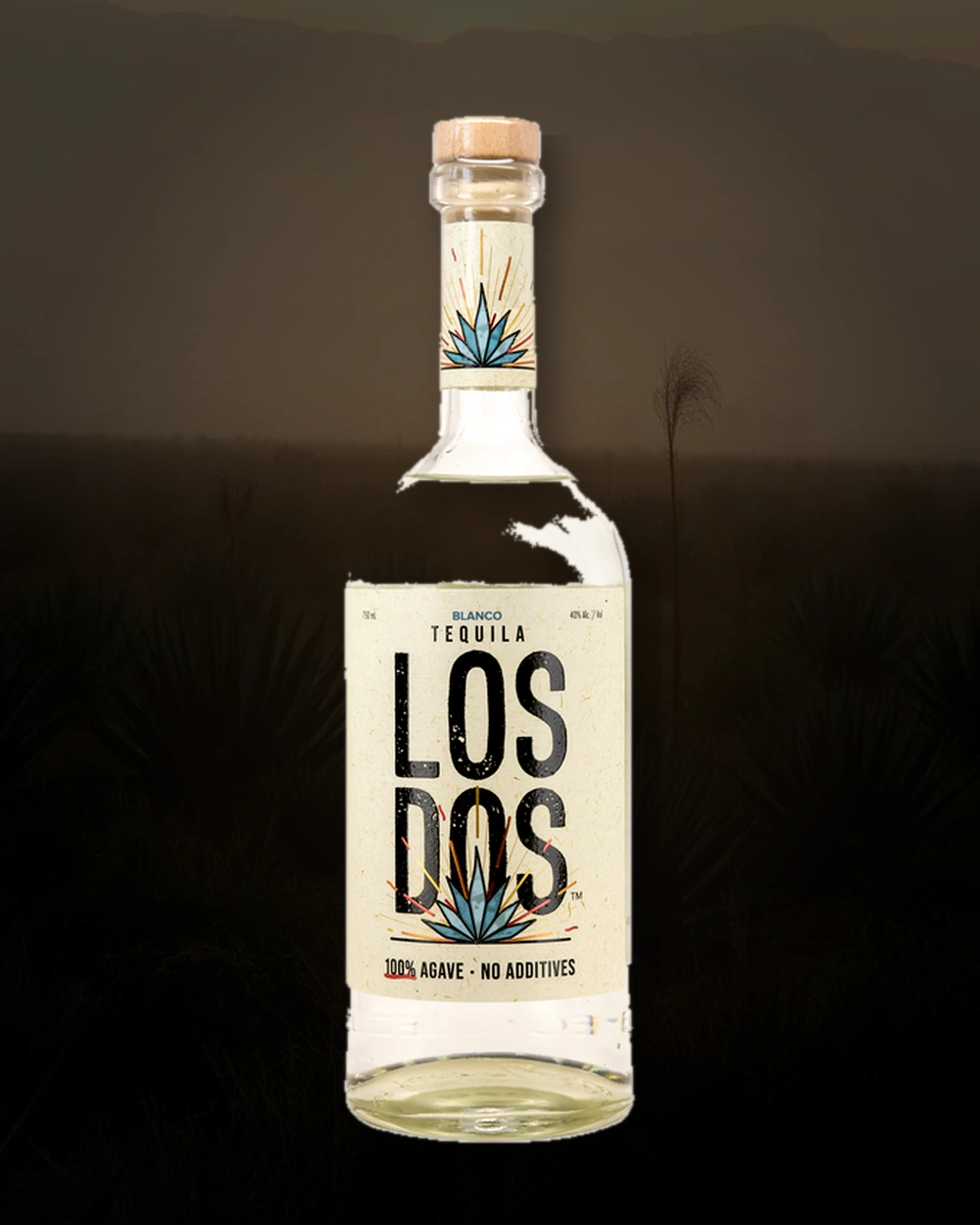 Los Dos Tequila Blanco bottle