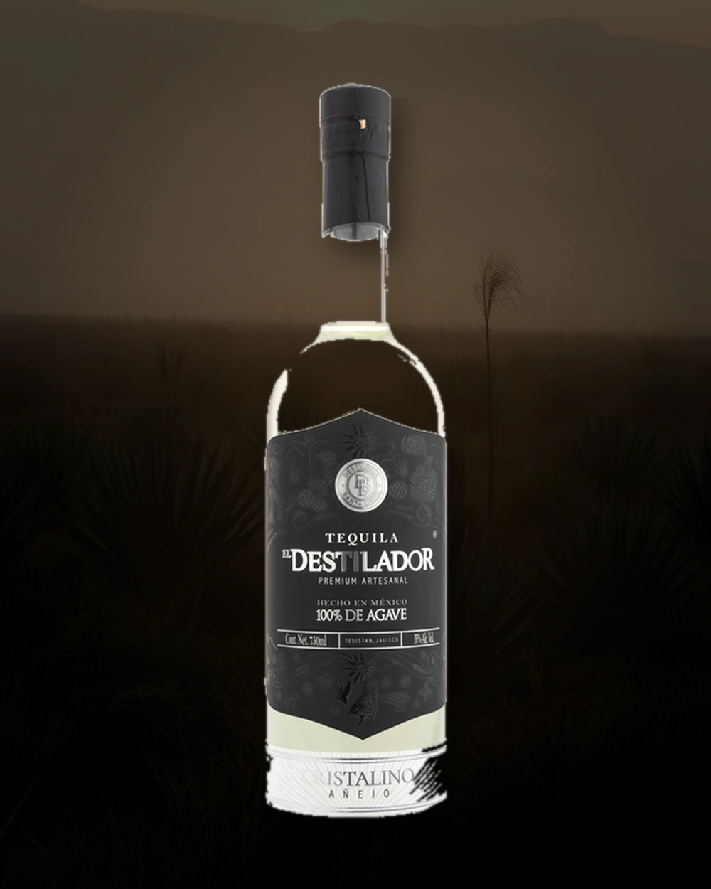 El Destilador Añejo Cristalino bottle