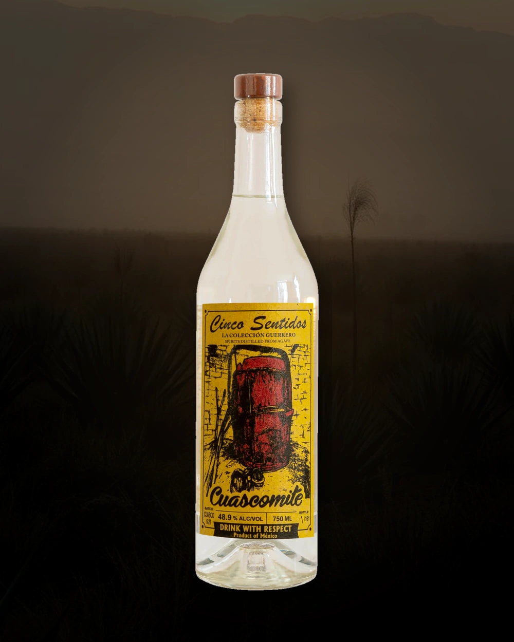Cinco Sentidos Cuascomite bottle