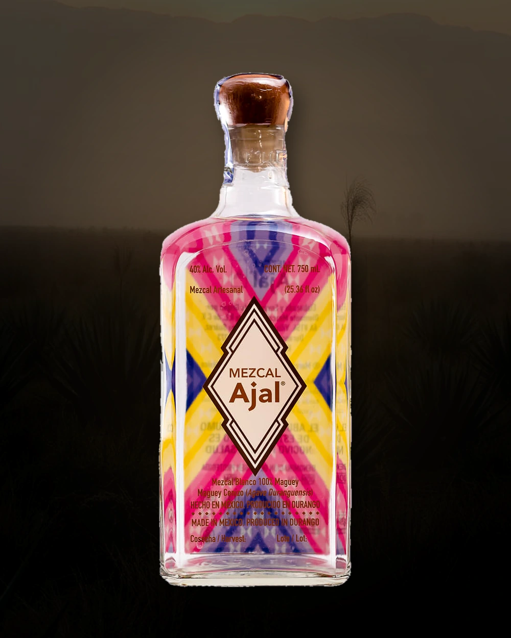 Mezcal Ajal Cenizo bottle