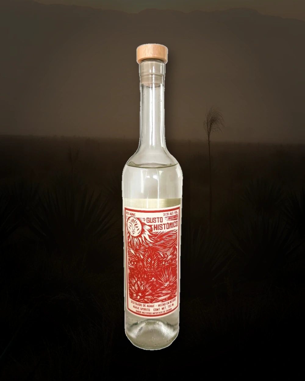 Gusto Historico Madrecuixe, Espadin, y Bicuixe – Saturnino bottle