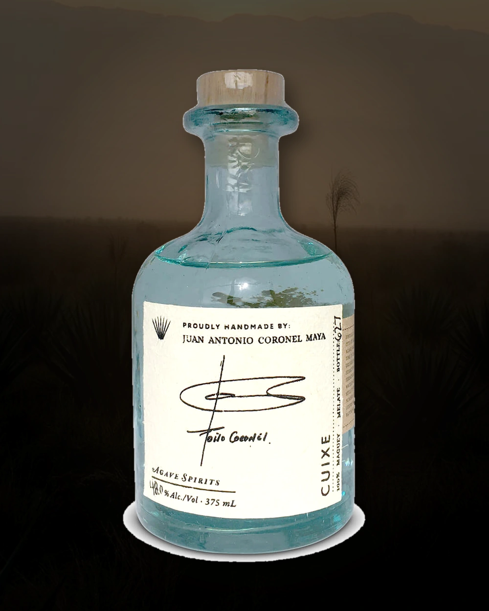 Maguey Melate Cuixe – Juan Antonio Coronel Maya bottle