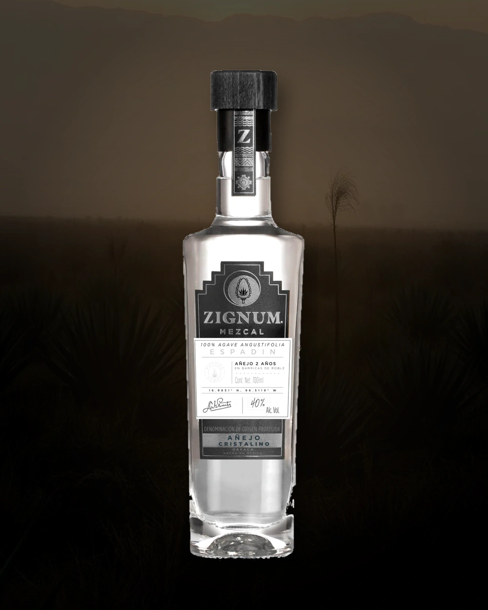 Zignum Añejo Cristalino bottle