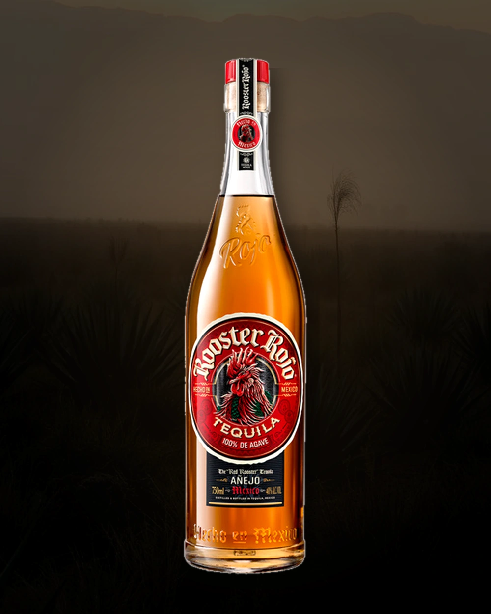 Rooster Rojo Añejo bottle
