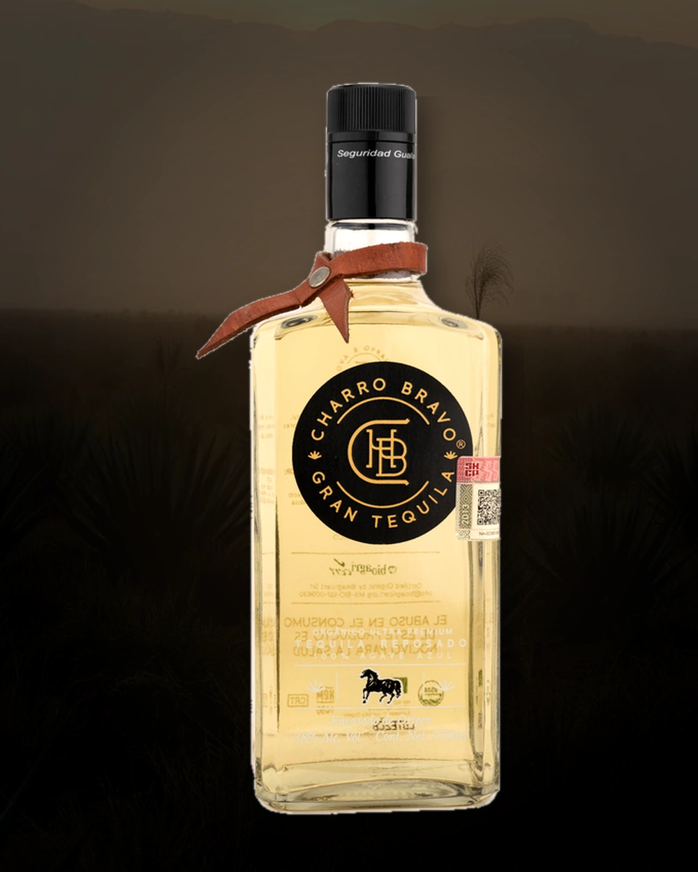 Charro Bravo Reposado bottle