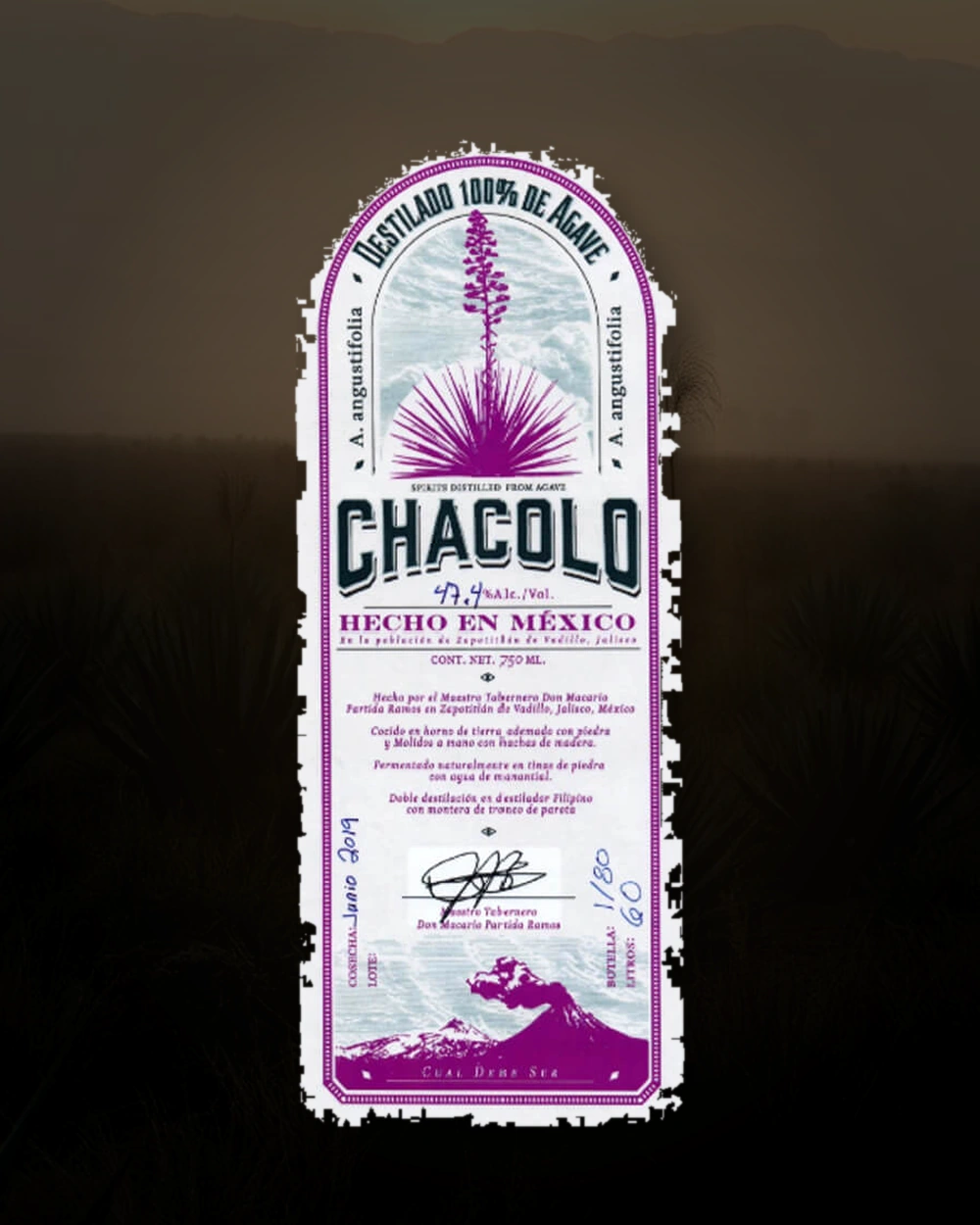 Chacalo Lineño bottle