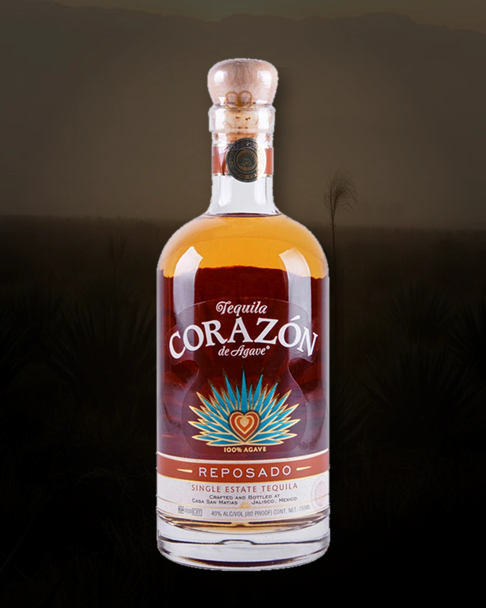 Corazon Single Estate Reposado bottle