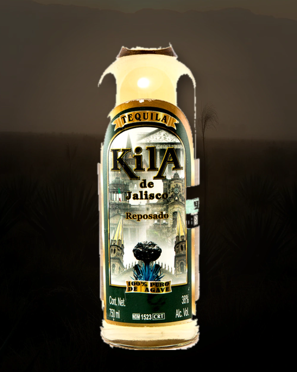 Kila de Jalisco Reposado bottle