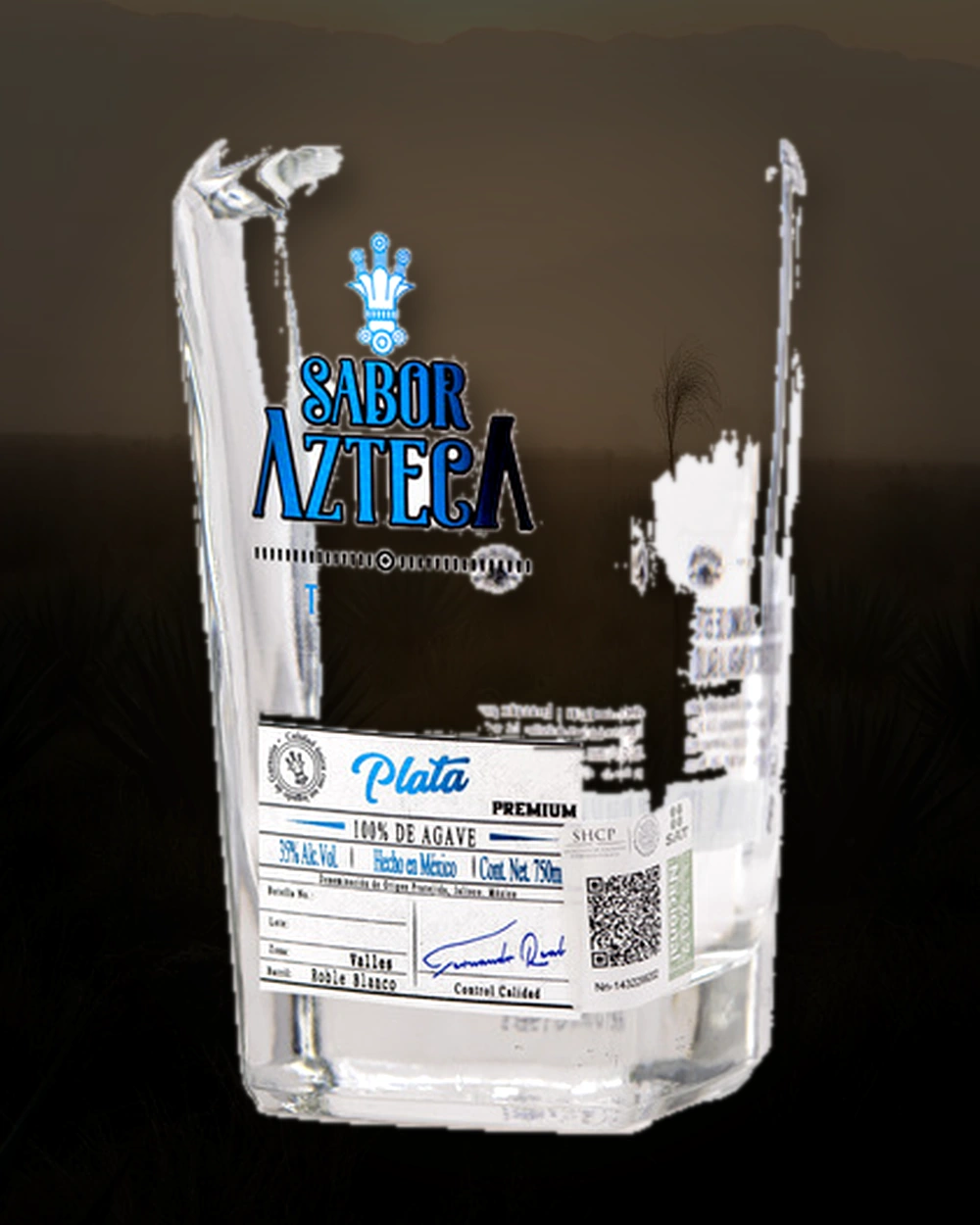 Sabor Azteca Plata bottle