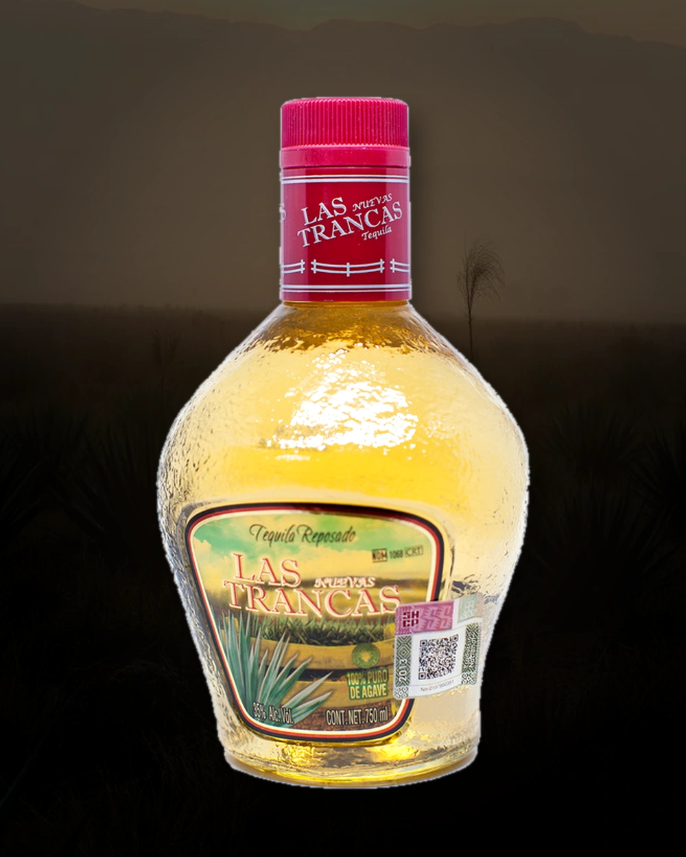 Las Nuevas Trancas Reposado bottle
