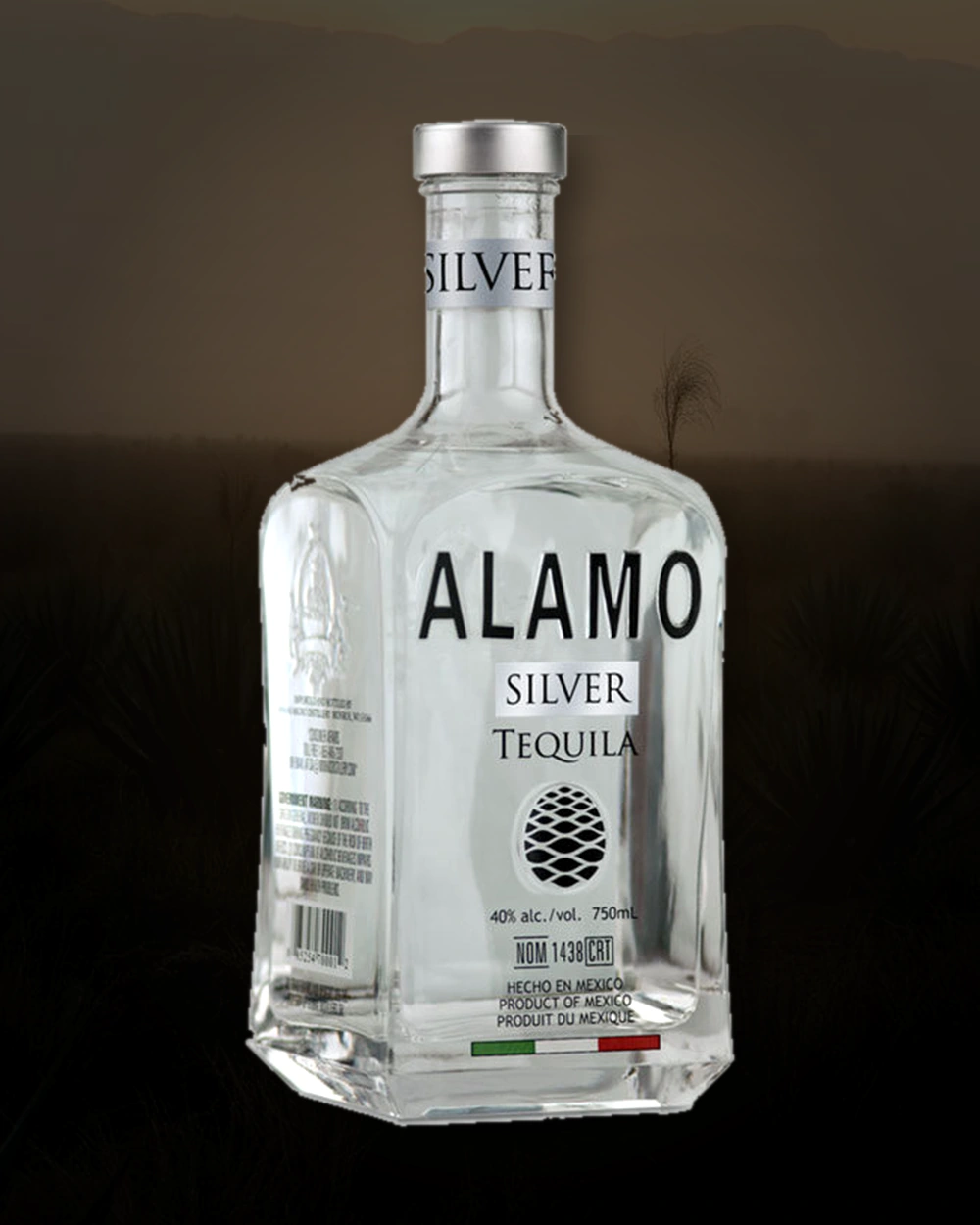 Alamo Silver Tequila bottle