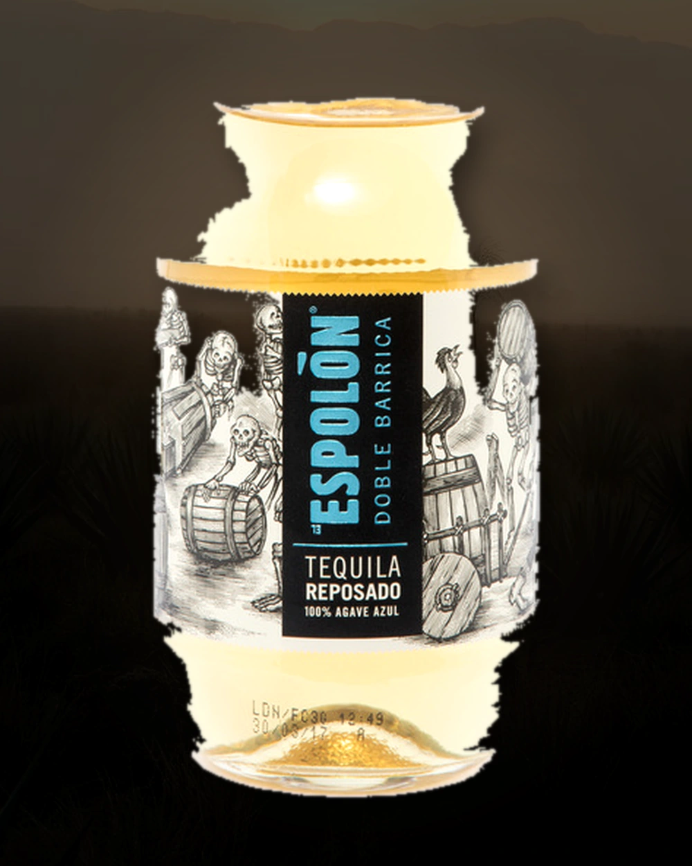 Espolon Doble Barrica Reposado - Bourbon bottle