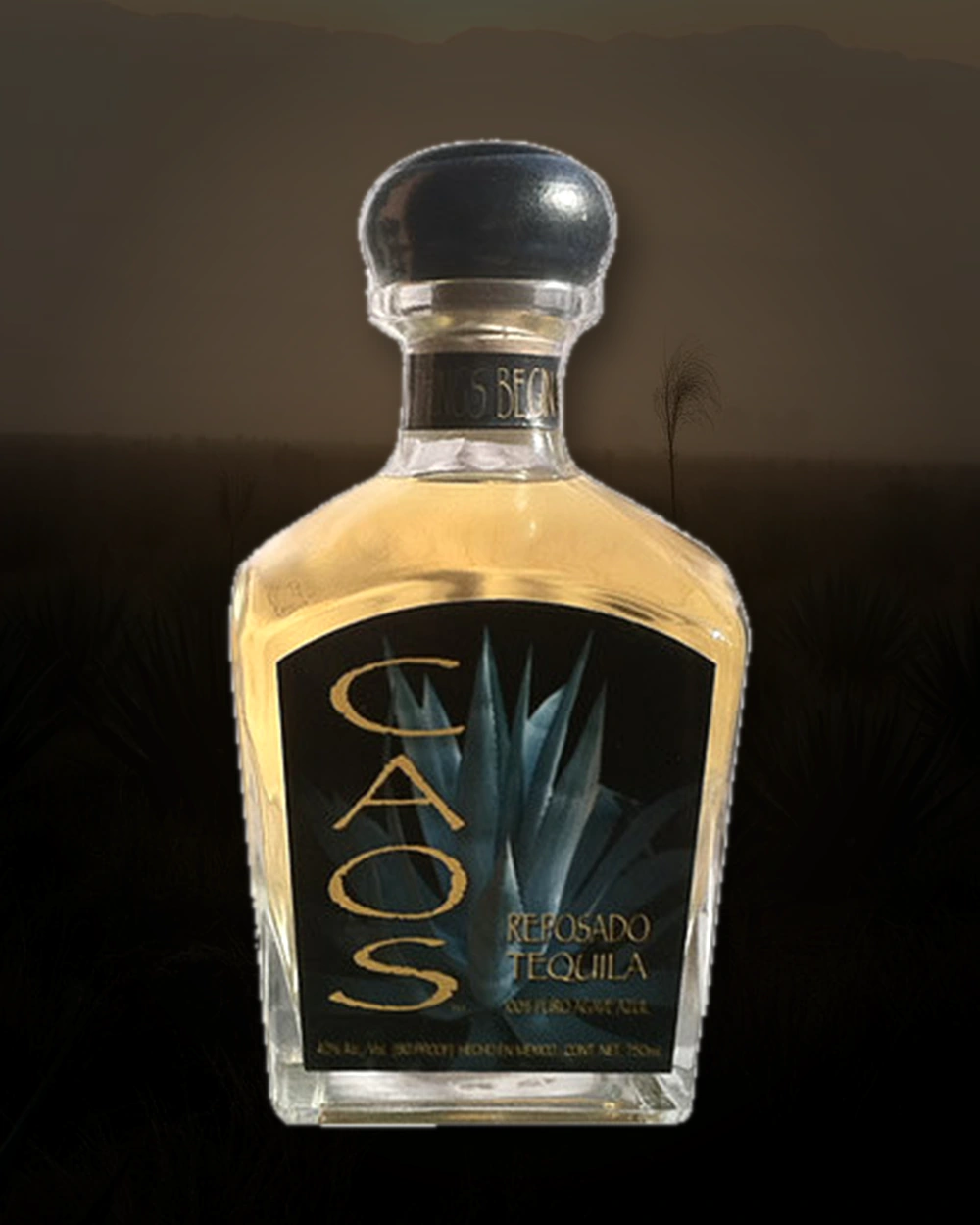 Caos Tequila Reposado bottle