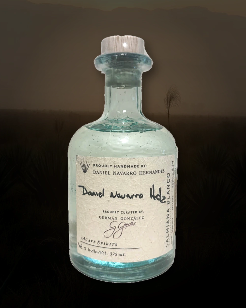 Maguey Melate Salmiana Blanco – Daniel Navarro bottle