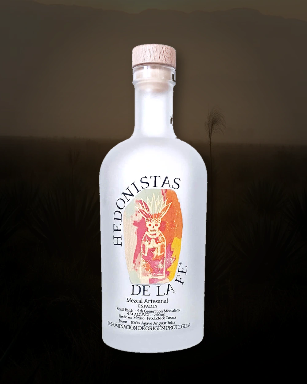 Hedonistas de la Fe Espadin bottle
