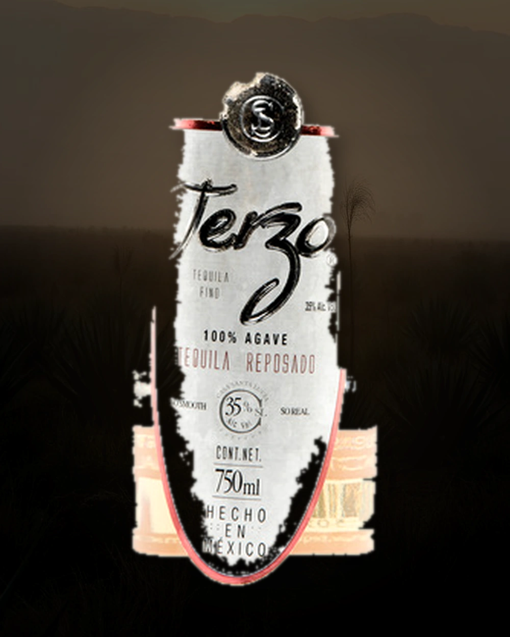 Terzo Tequila Reposado bottle