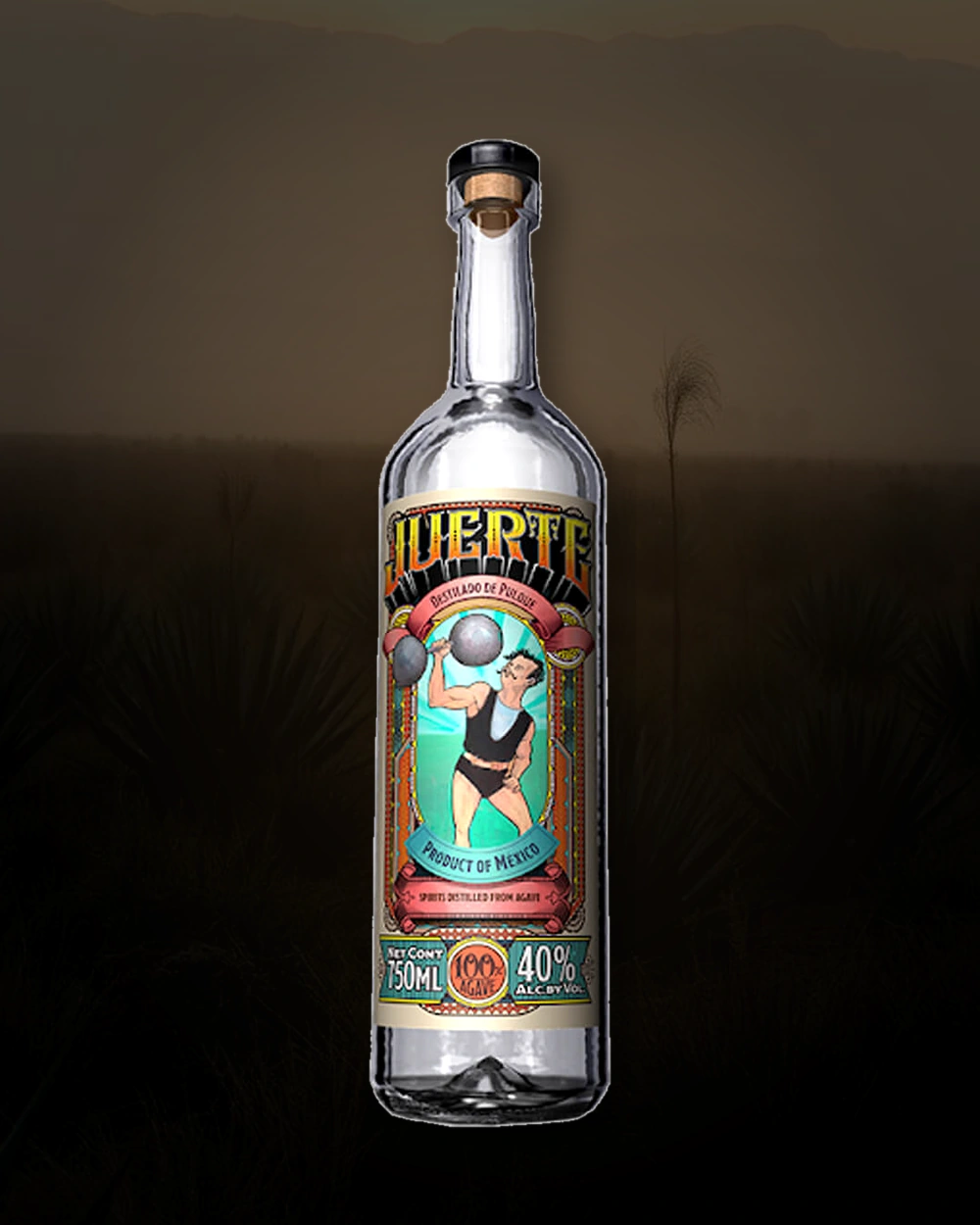 Juerte Destilado de Pulque bottle