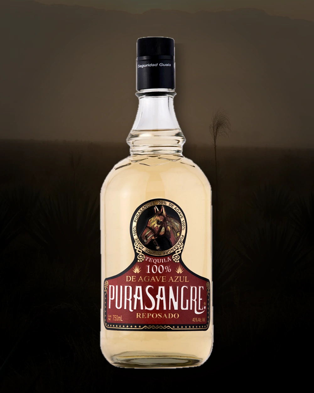 Purasangre Reposado bottle