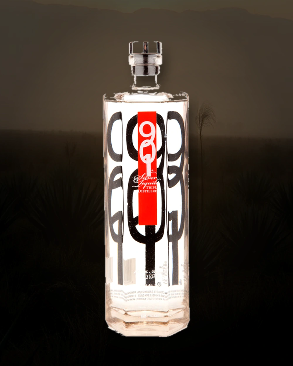 901 Silver Tequila bottle