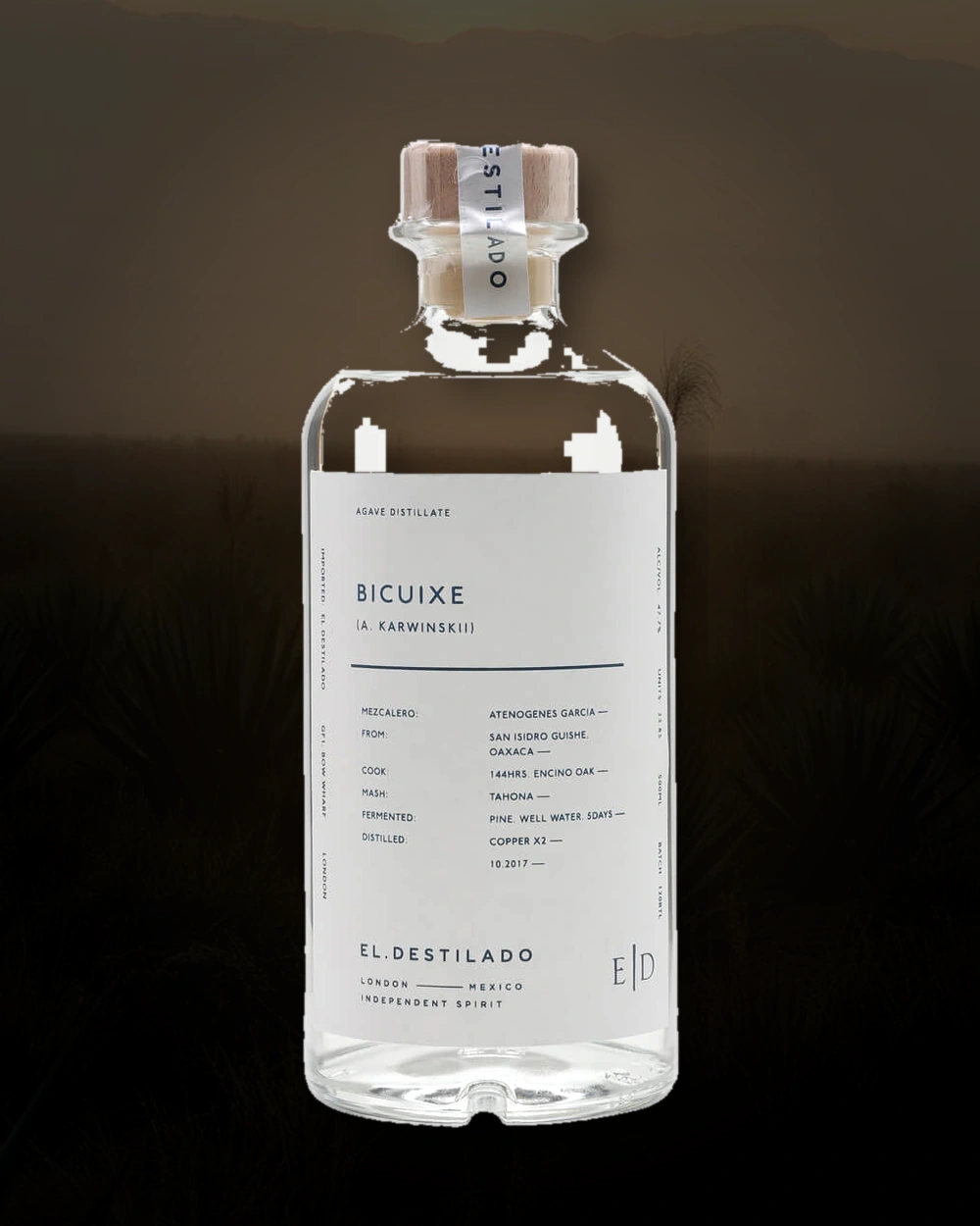 El Destilado Bicuixe bottle