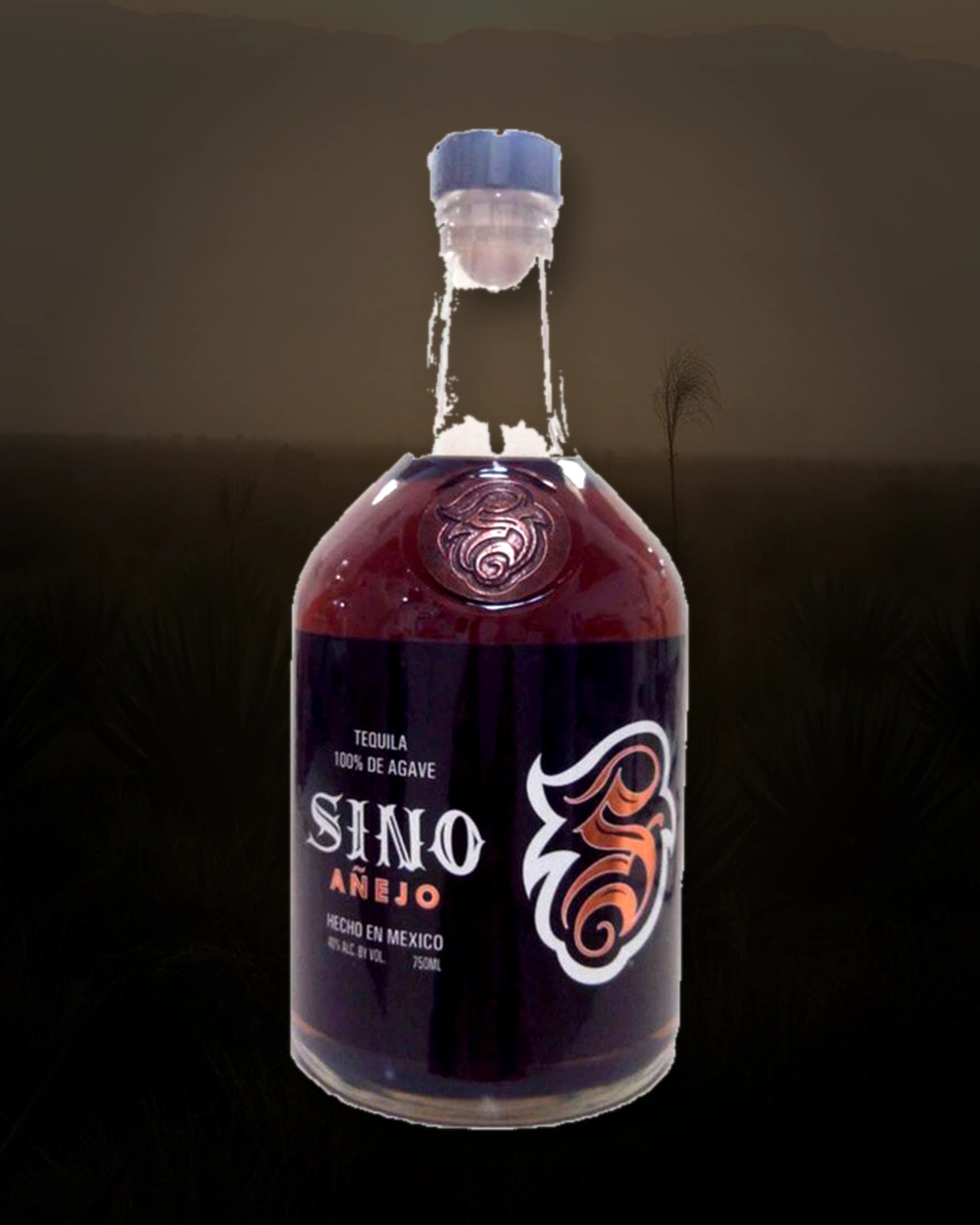 Sino Tequila Anejo bottle