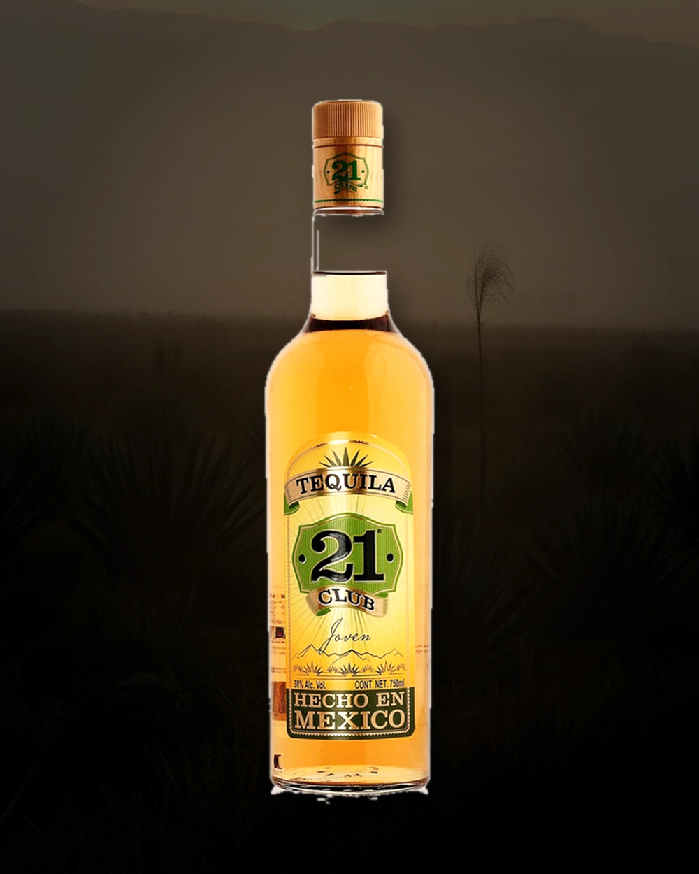 Club 21 Tequila Joven bottle