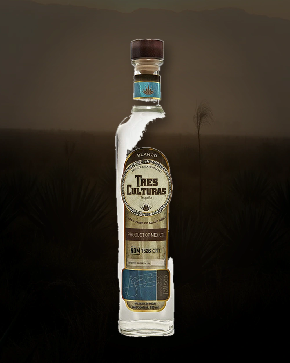 Tres Culturas Blanco bottle