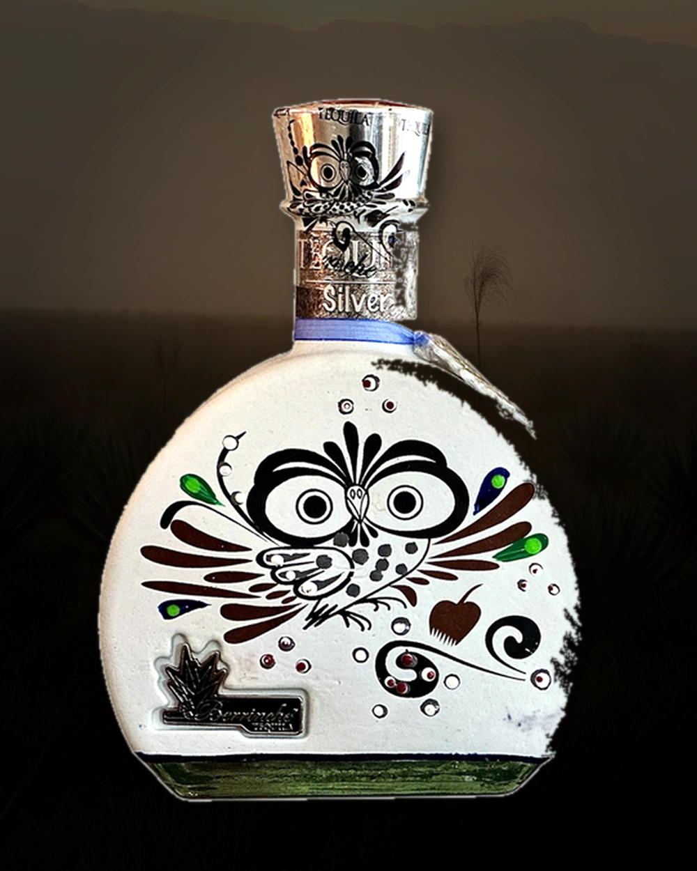 El Berrinche Silver bottle