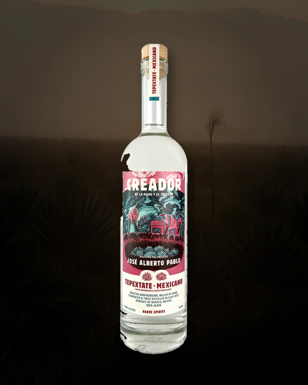 Creador Tepextate + Mexicano bottle