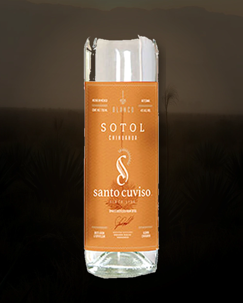Santo Cuviso Sotol Chihuahua bottle