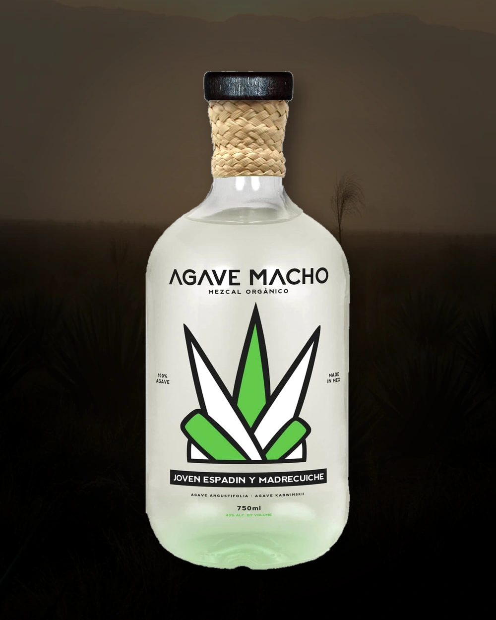 Agave Macho Espadin-Madrecuishe bottle