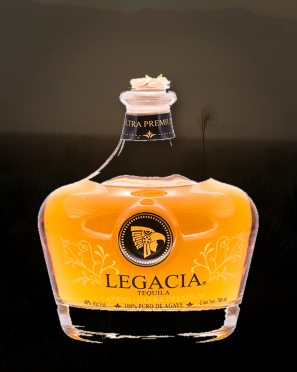 Legacia Tequila Añejo bottle