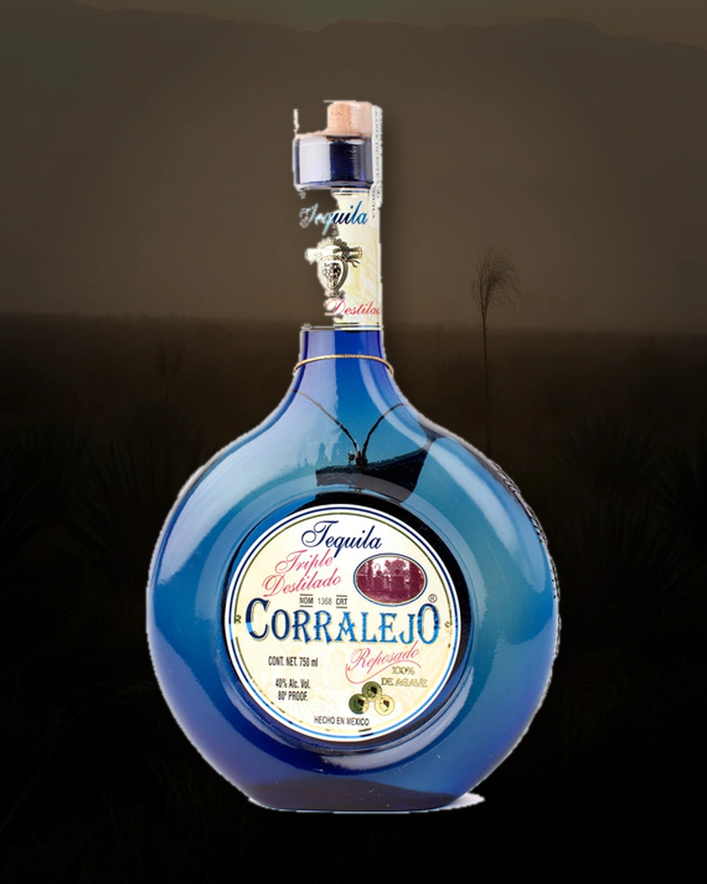 Corralejo Reposado Triple Distilled bottle