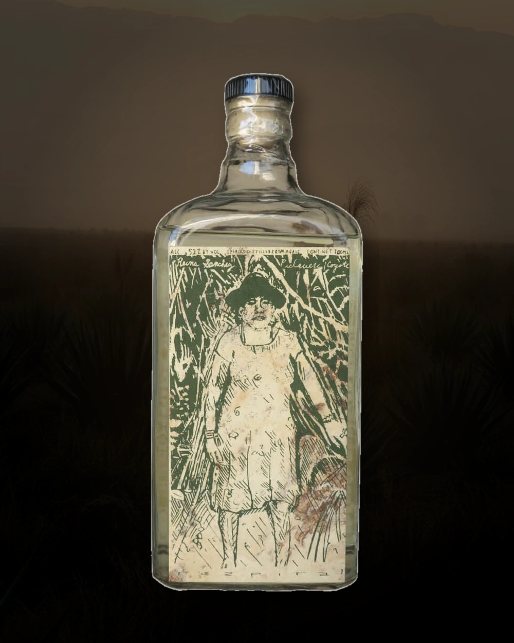 Rezpiral Pulquero & Coyote – Reina Sanchez bottle
