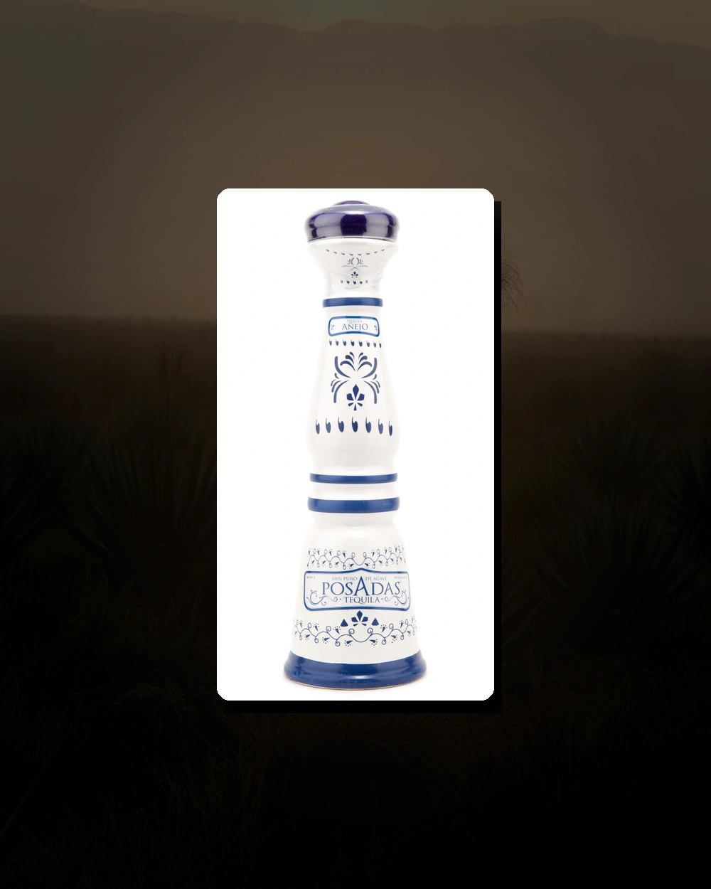 Posadas Tequila Añejo bottle
