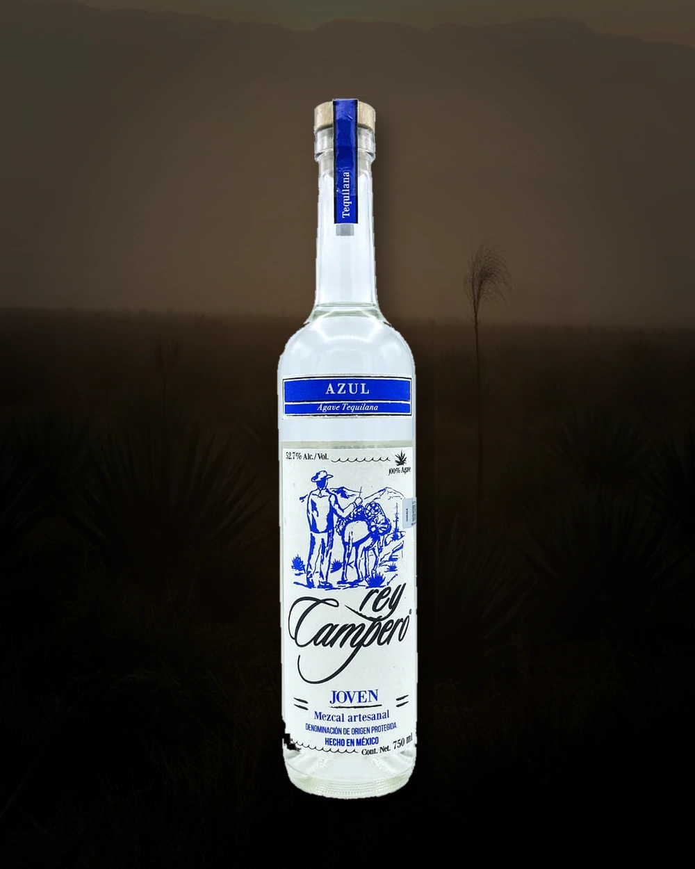 Rey Campero Azul bottle