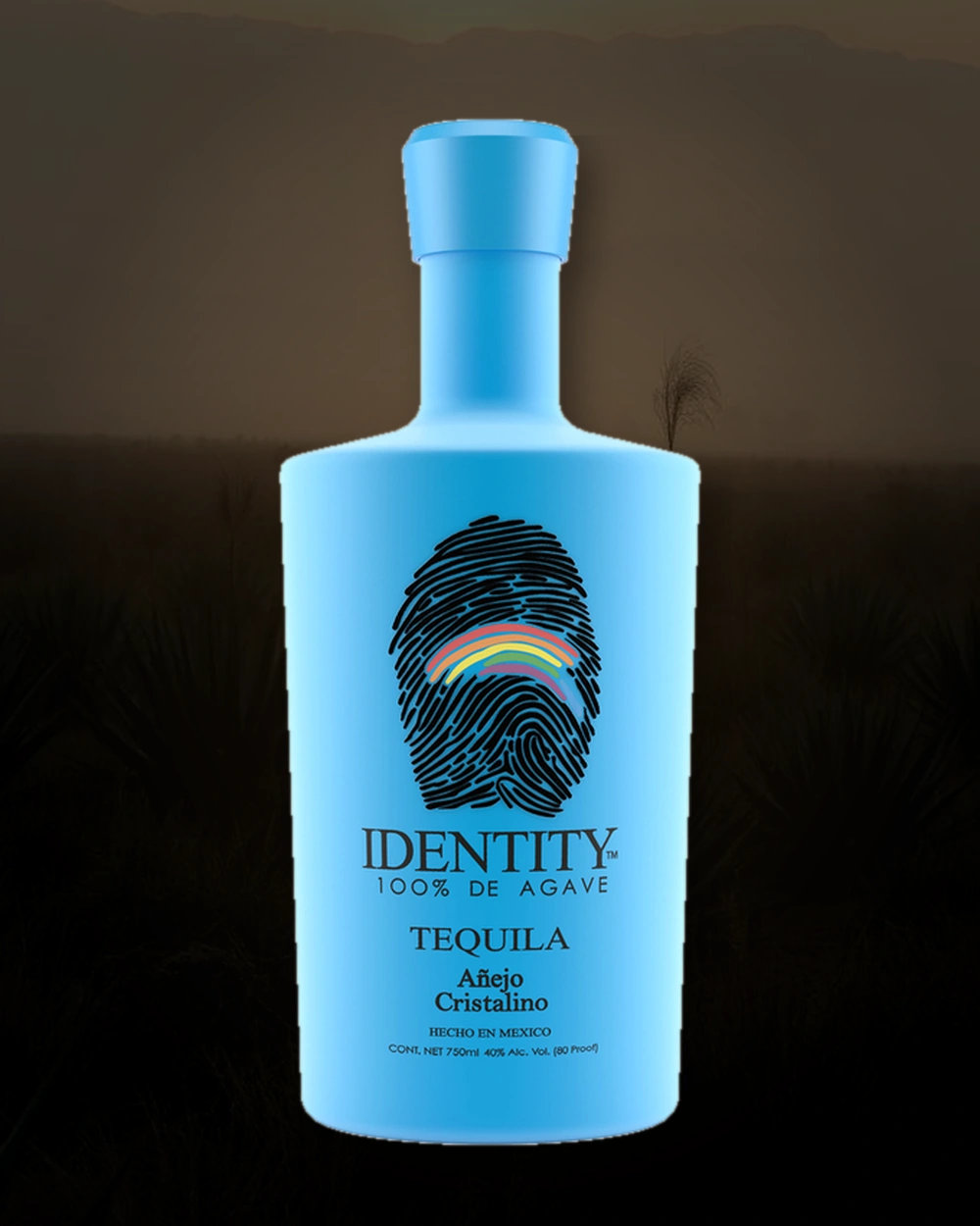 Identity Tequila Añejo Cristalino bottle