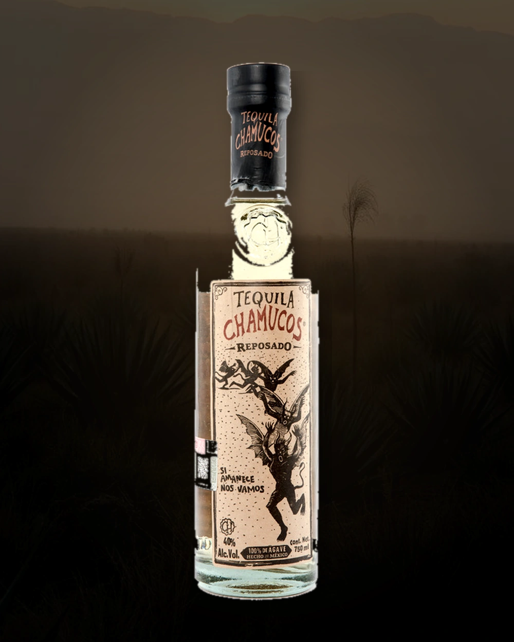 Chamucos Reposado bottle