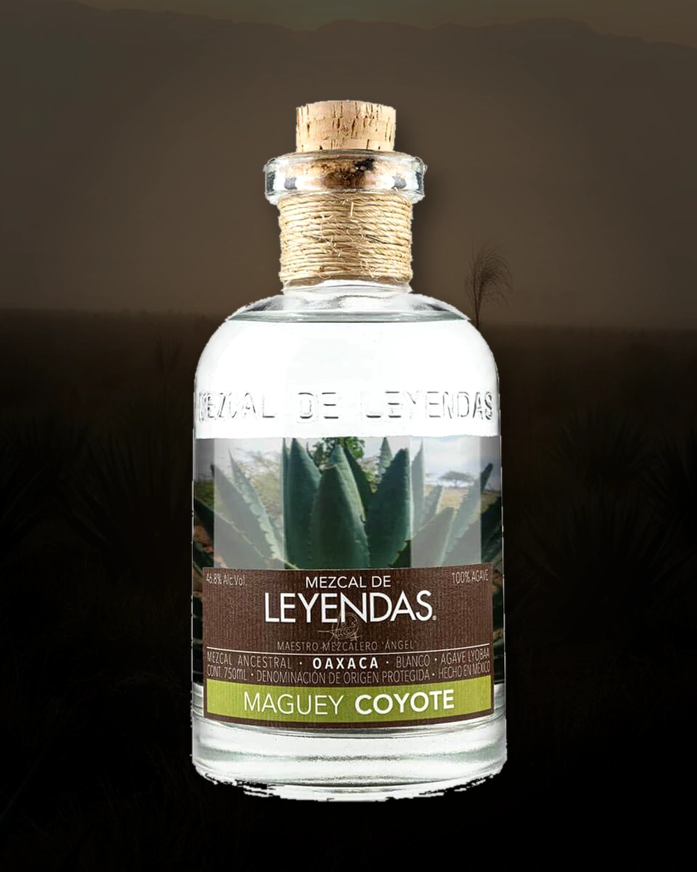 Leyendas Maguey Coyote bottle