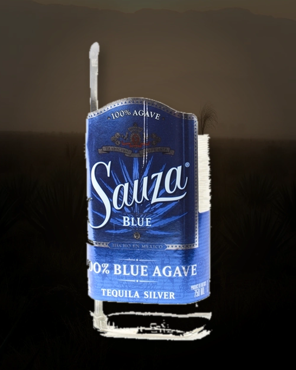 Sauza Blue Silver bottle