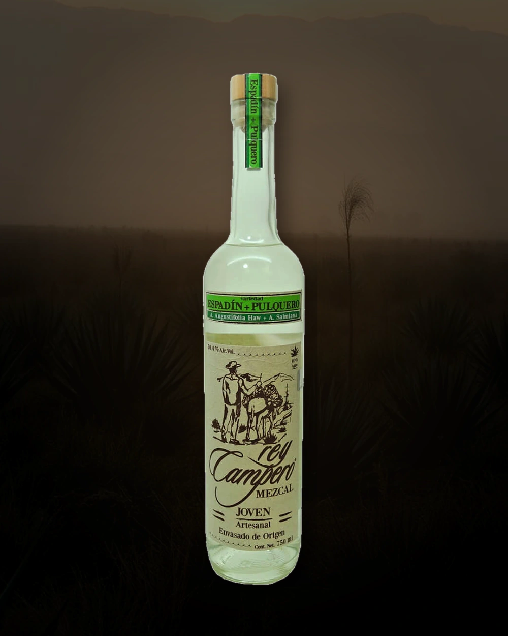 Rey Campero Espadin + Pulquero bottle