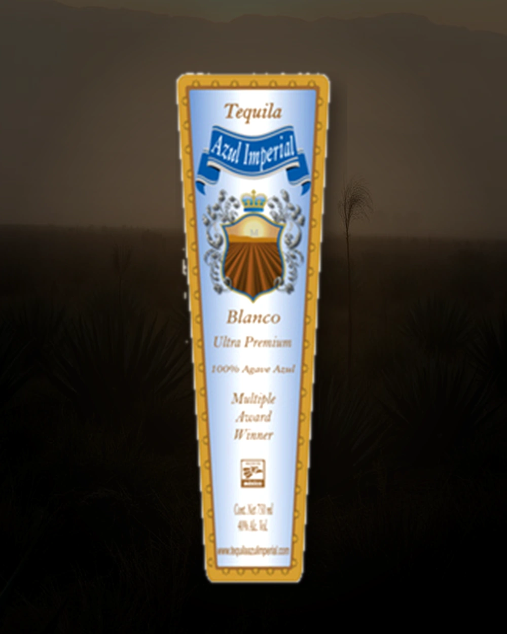 Azul Imperial Blanco bottle